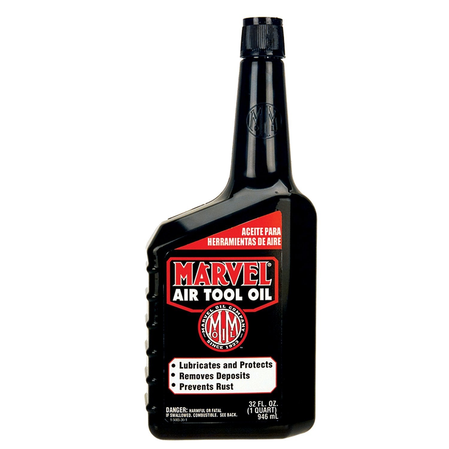 Marvel Air Tool Oil MM080R - 4 oz. Black Bottle
