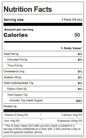 Sqwincher Fast Pack Liquid Concentrate Electrolyte Replacement Beverage Mix