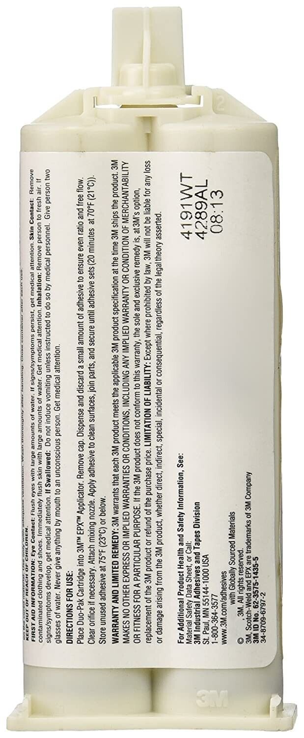 3M Scotch-Weld Epoxy Adhesive DP100 Clear, 48.5 mL