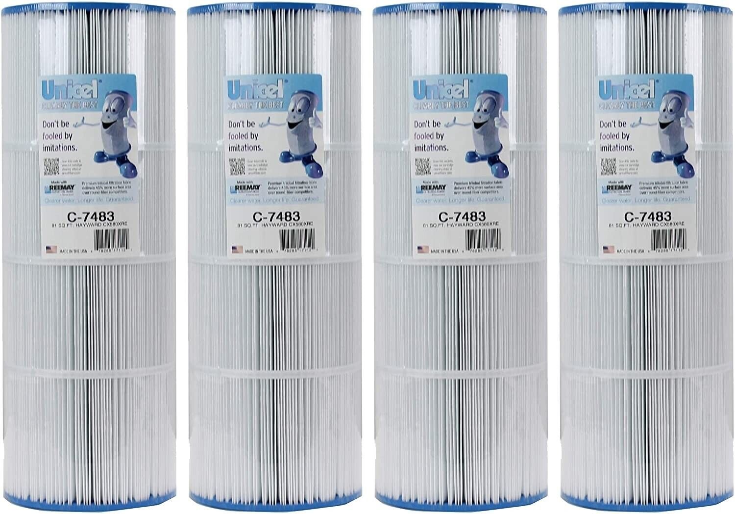 Unicel C-7483 Spa Replacement Filter Cartridge 4 PACK