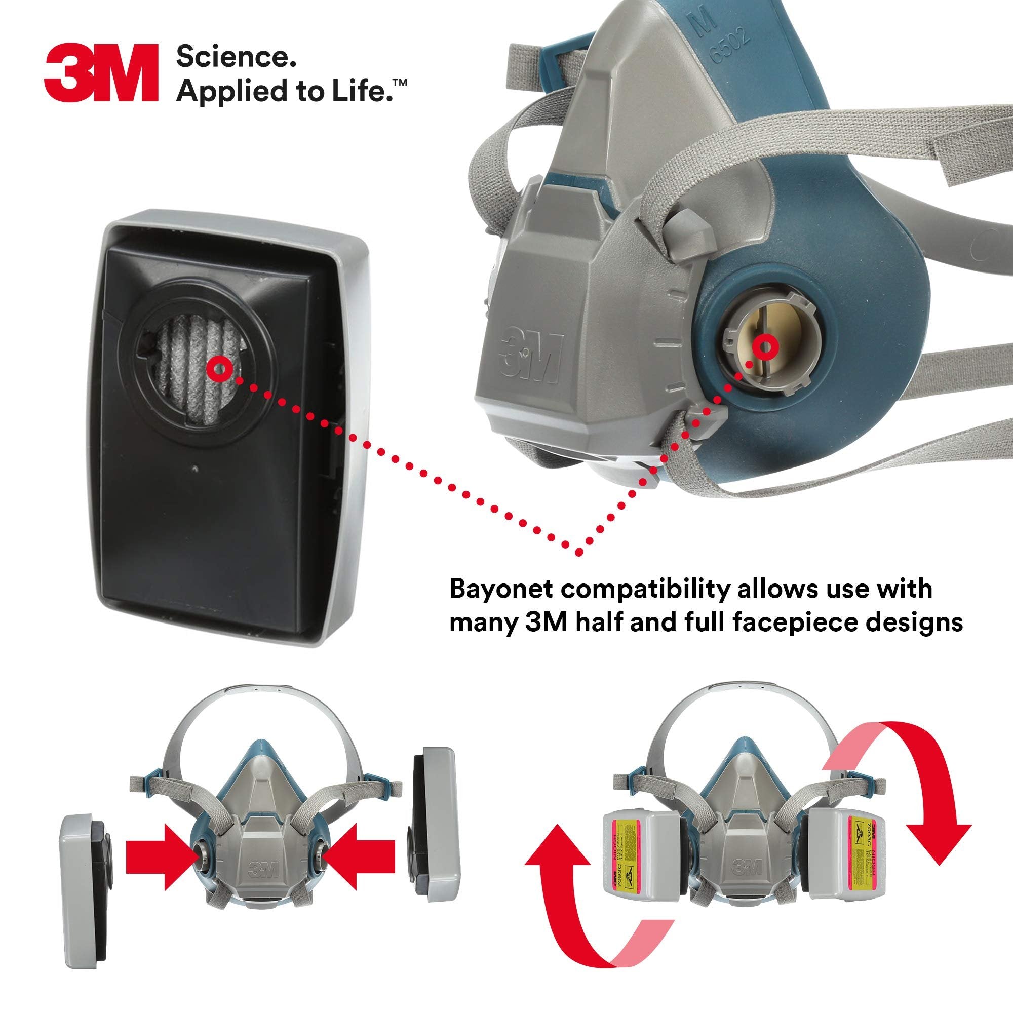 3M Respirator Cartridge Filter