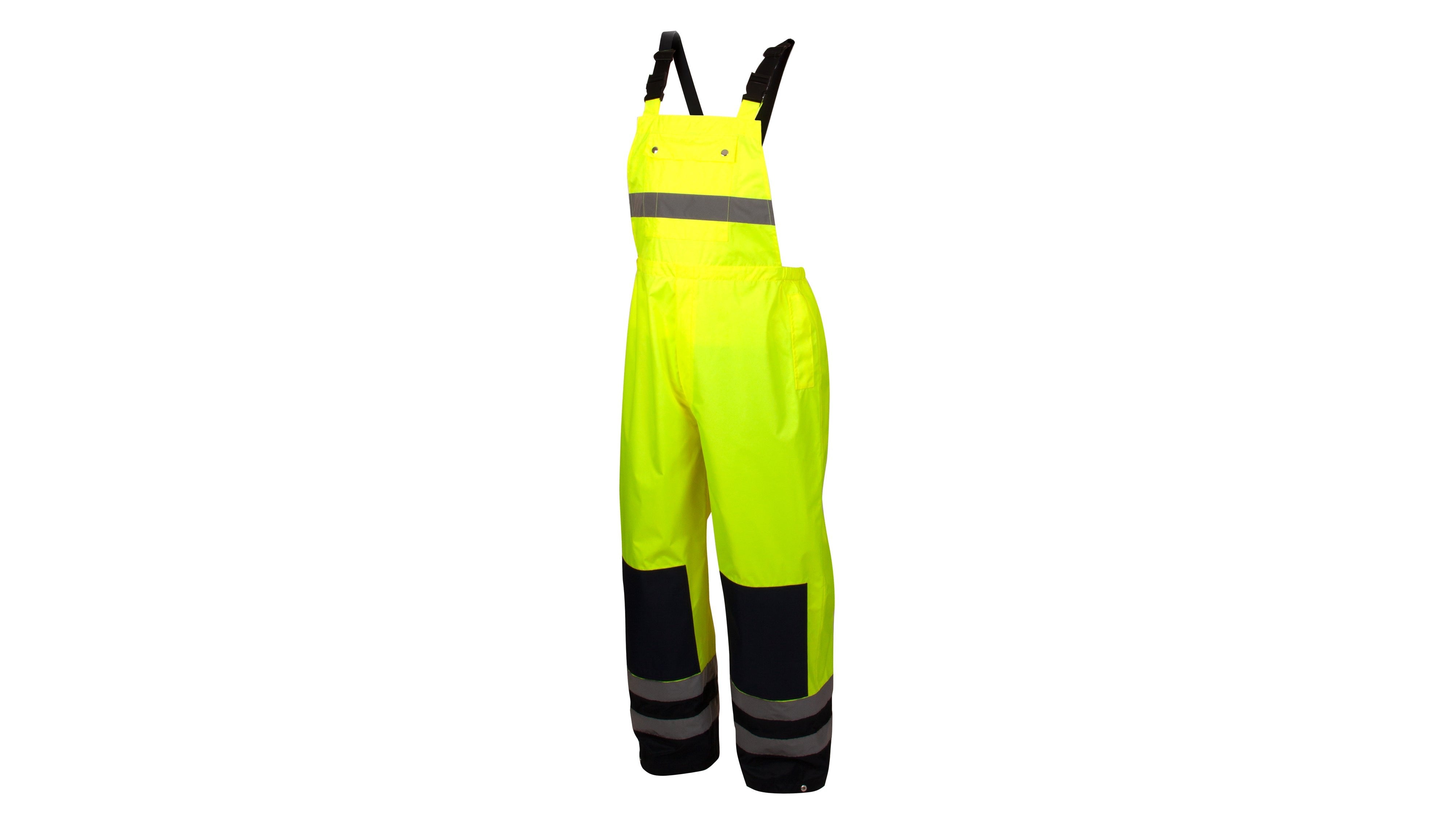 PYRAMEX RRWB3110 Premium Hi-vis Rainwear Bibs