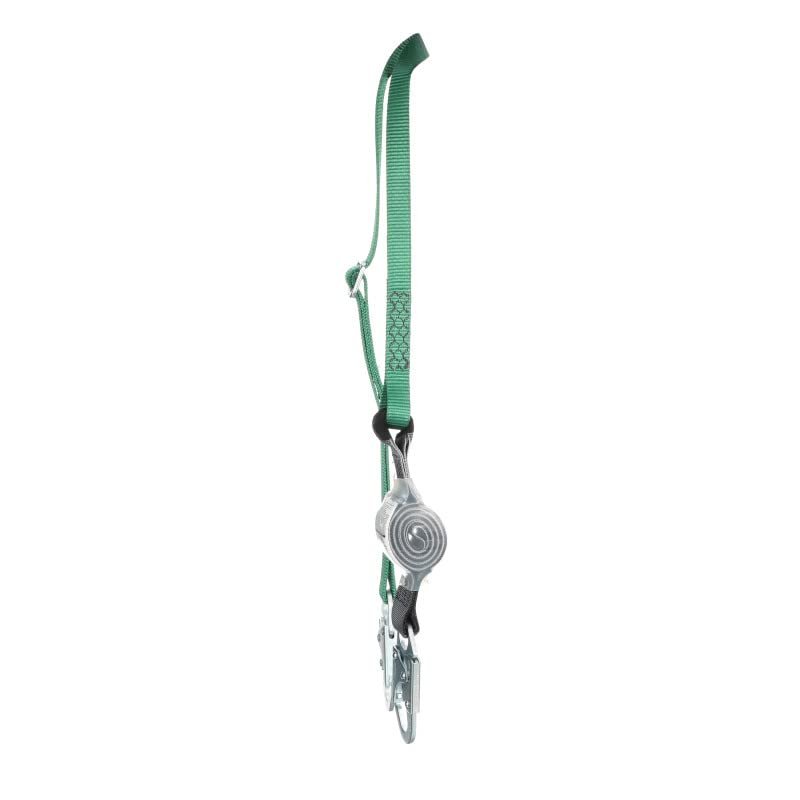 V-Series Standard Single-Leg Adjustable Energy Absorbing Lanyard, 6',36C Small snaphooks