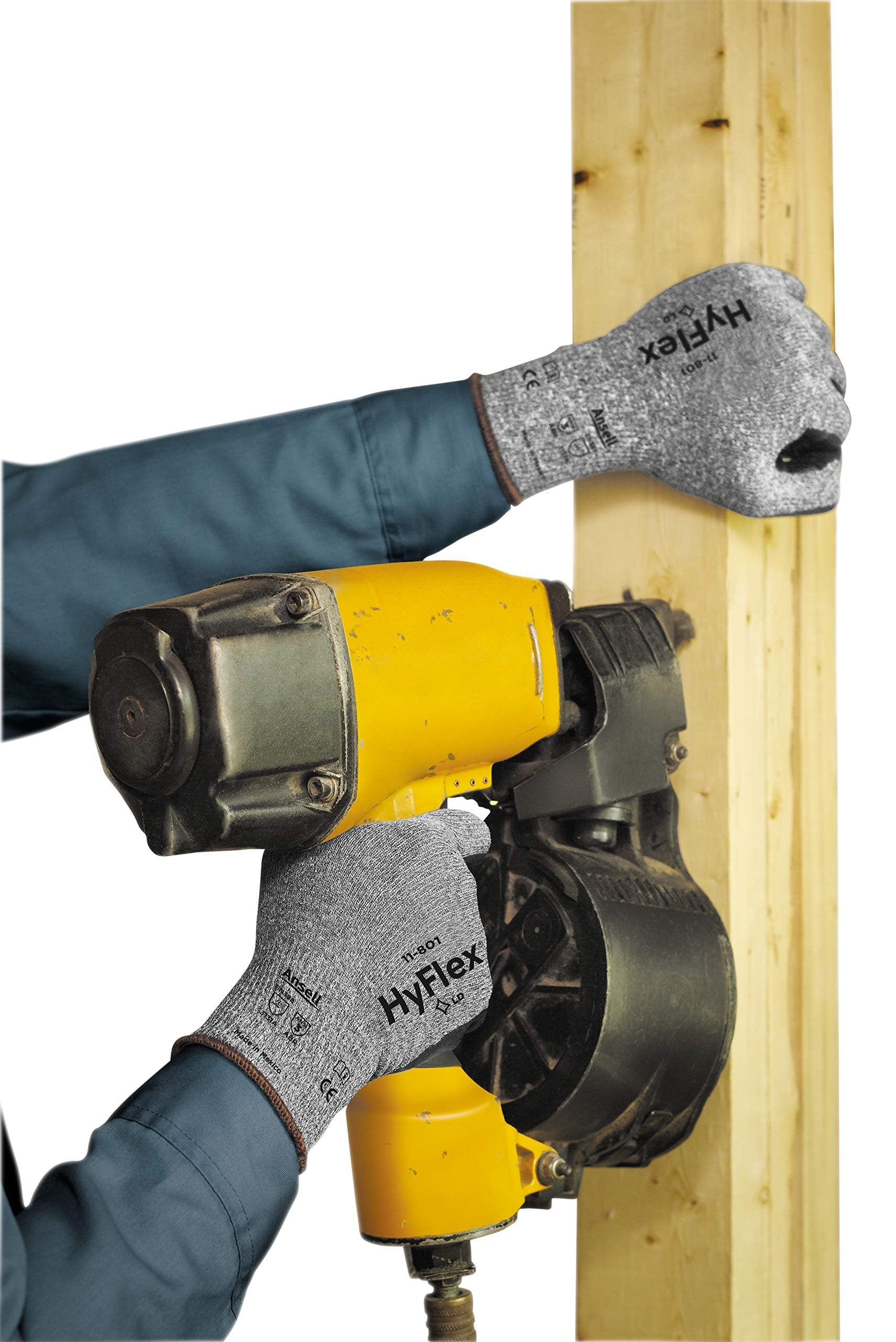 HyFlex 11-801 Multipurpose Gloves - Lightweight, Grip and Comfort, Size Large (pack of 12)
