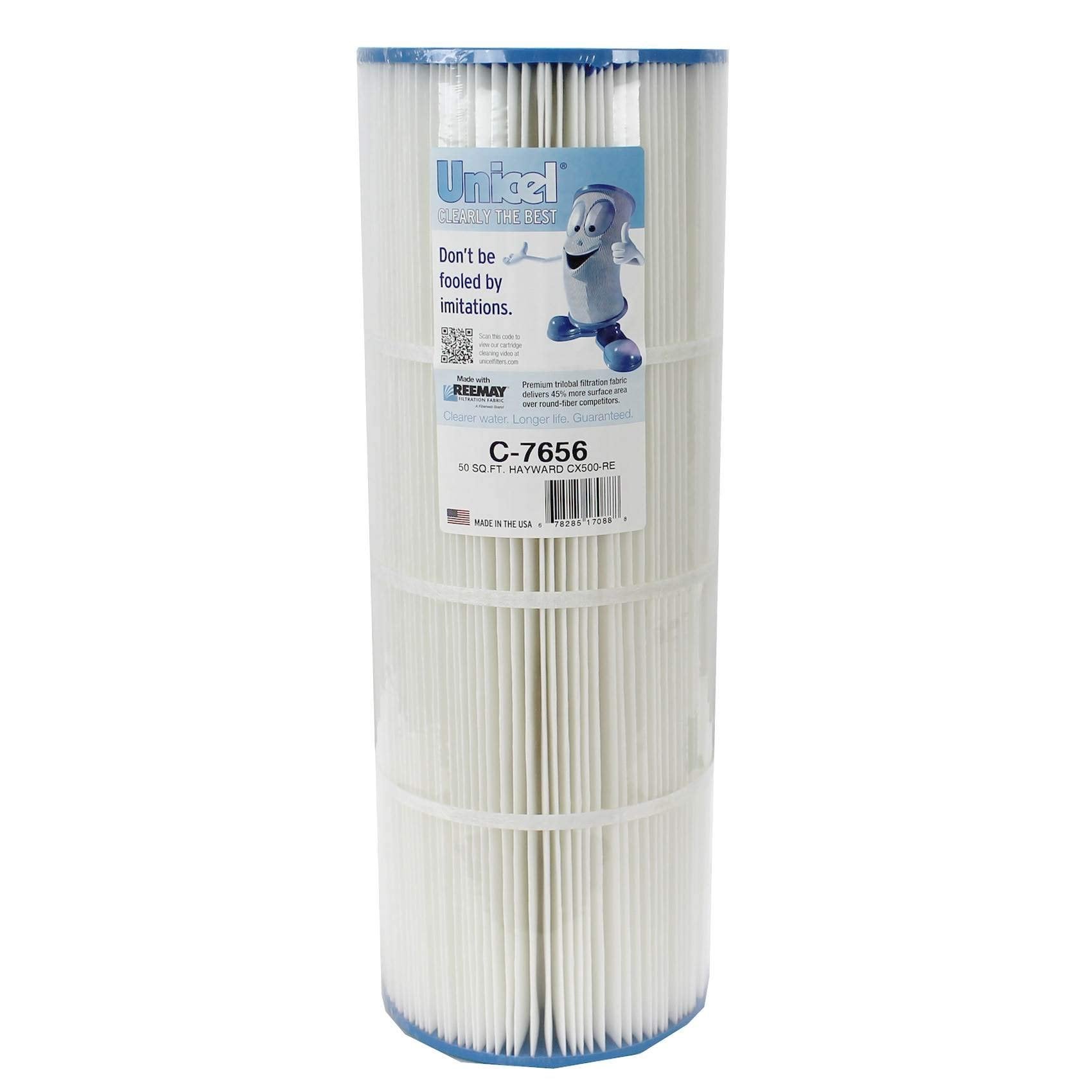 Unicel C-7656 50 Square Foot Media Replacement Pool Hot Tub Spa Filter Cartridge with 108 Pleats (10 Pack)