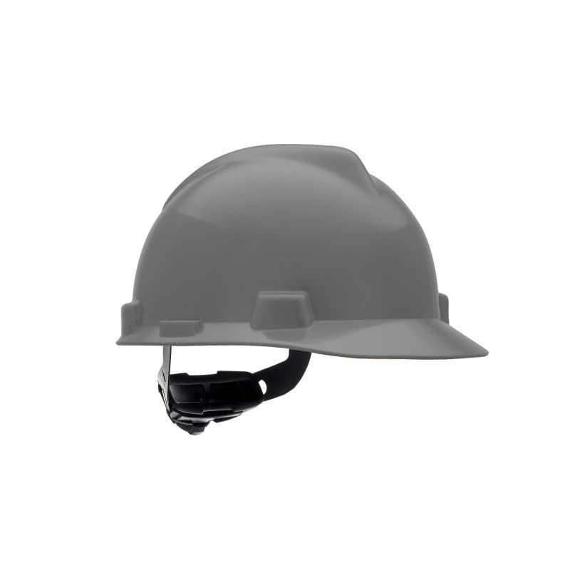 Polyethylene Shell, Superior Impact Protection, Self Adjusting Crown Straps - Standard Size in Navy Gray