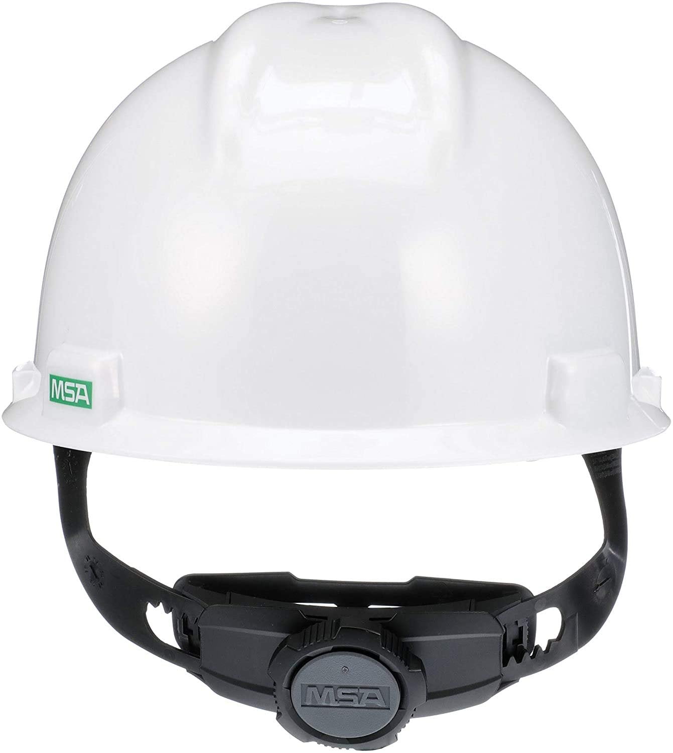 Polyethylene Shell, Superior Impact Protection, Self Adjusting Crown-Straps - Standard Size in White