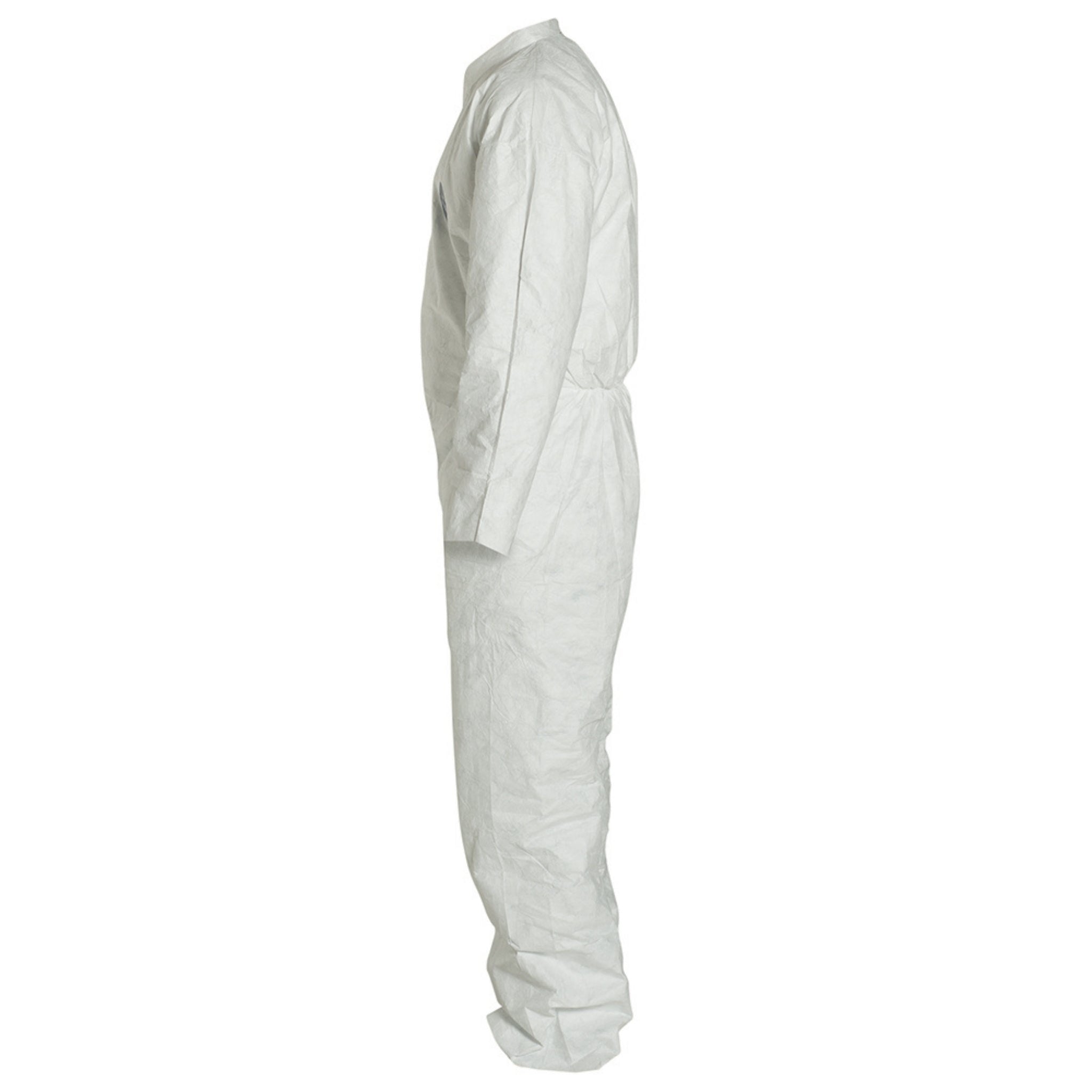 DuPont TY120S-1 Suit: Tyvek 400  Disposable Protective Coverall, White