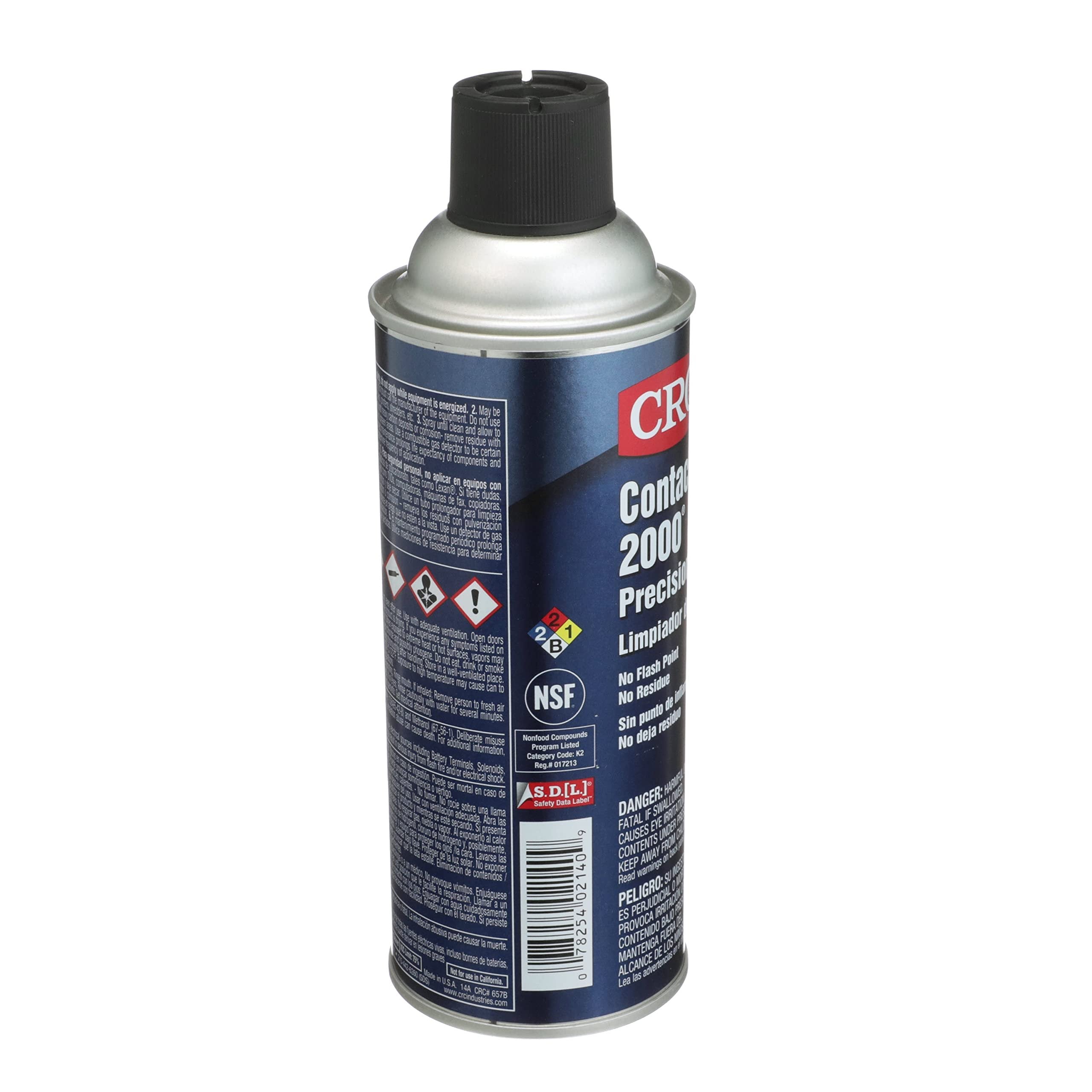 CRC Contact Cleaner 2000 Precision Cleaner 02140 – 13 Wt. Oz., Aerosol Electrical Cleaner for Electronic Cleaning