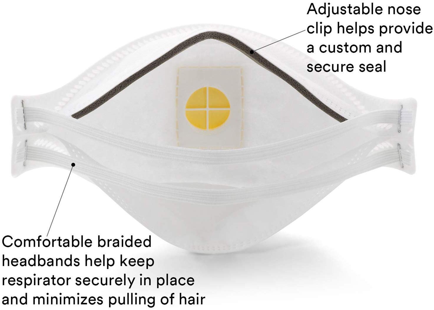 3M 58887719997169 Aura 9211PLUS Disposable N95 Respirators w/Cool Flow Valve (Pack of 10)