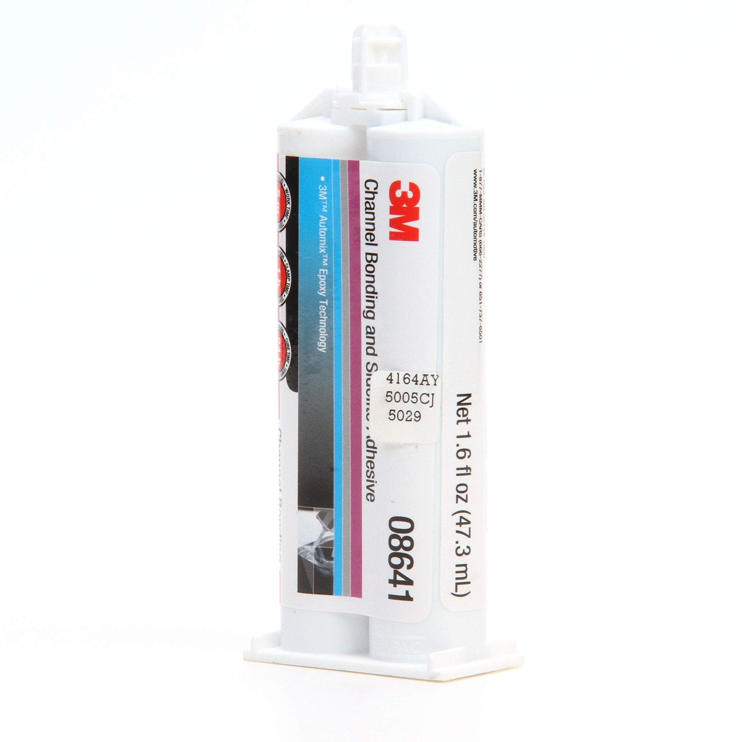3M Channel Bonding and Sidelite Adhesive, 08641, 47.3 mL Cartridge, Expoxy, Rapid Curing