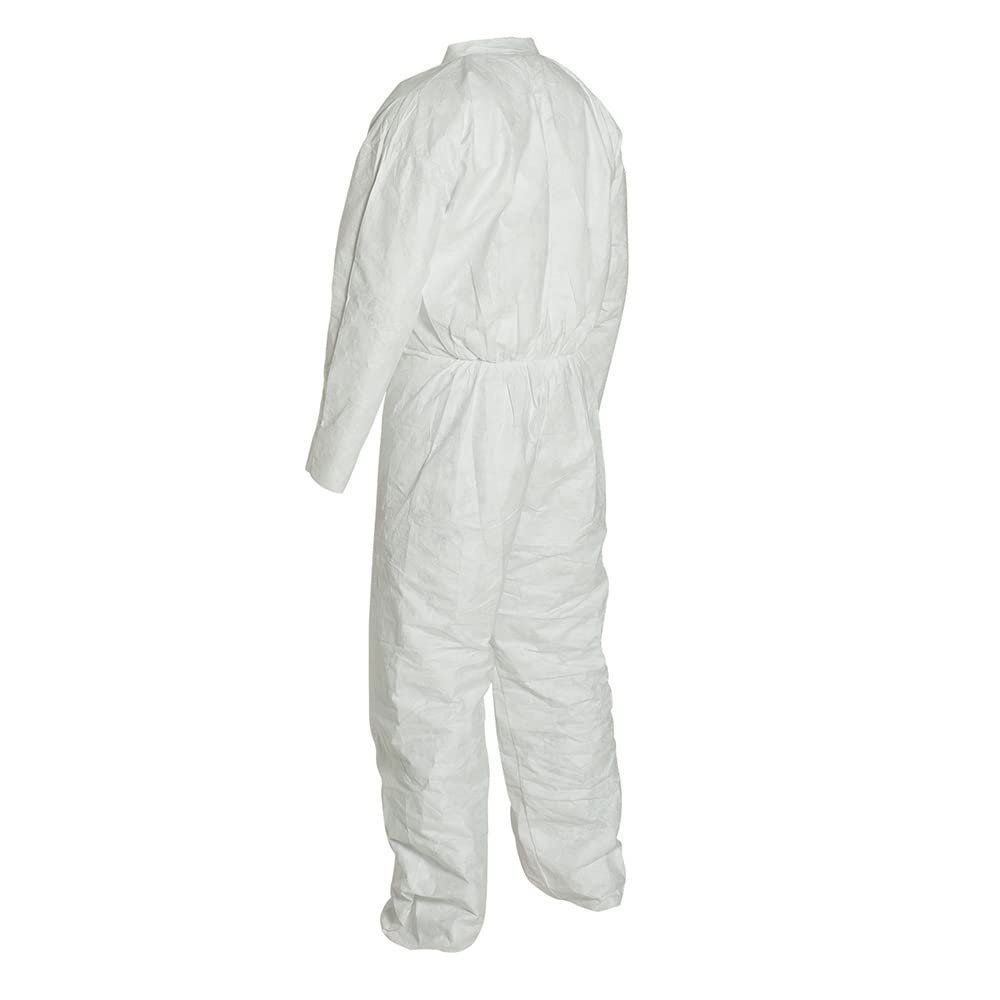 DuPont Tyvek 400 TY120S Disposable Protective Coverall, White, 2X-Large (Retail Pack of 1)