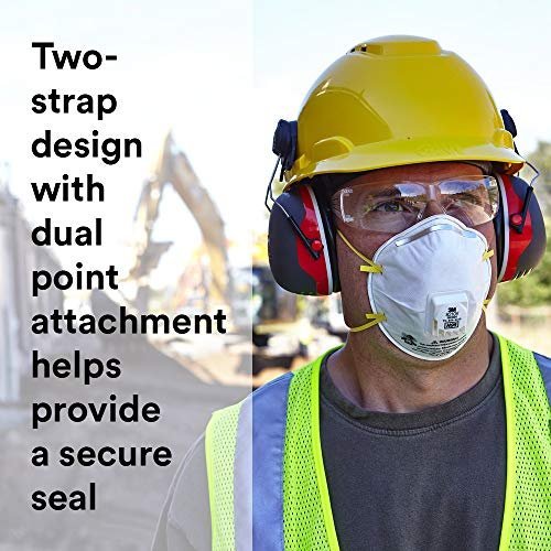 3M 8210V Particulate Respirator with Cool Flow Valve