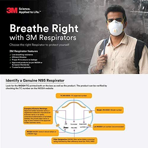 3M 8210V Particulate Respirator with Cool Flow Valve