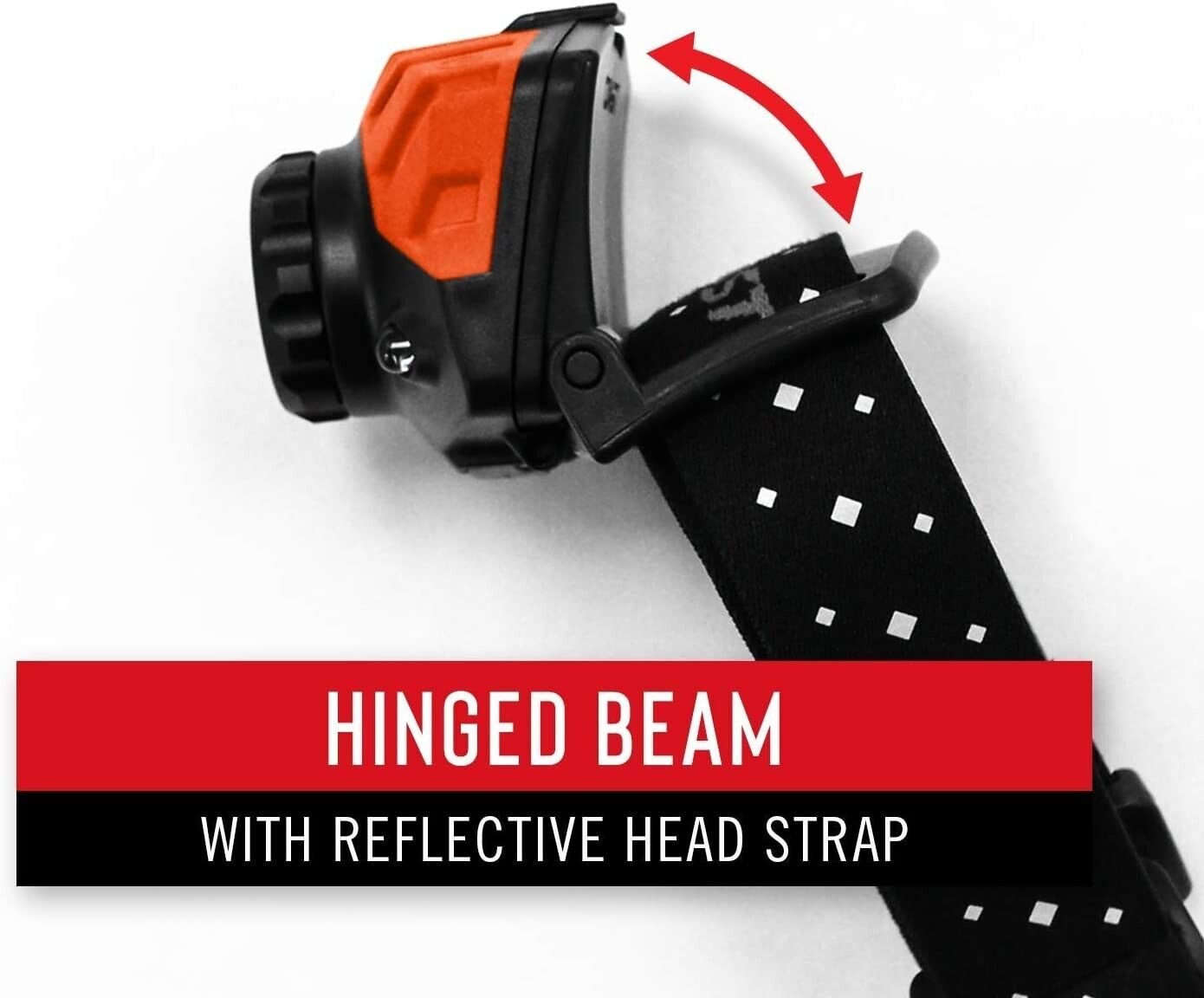 Coast® FL75R Rechargeable 530 Lumen Dual Color Twist Focus™ LED Headlamp, Black