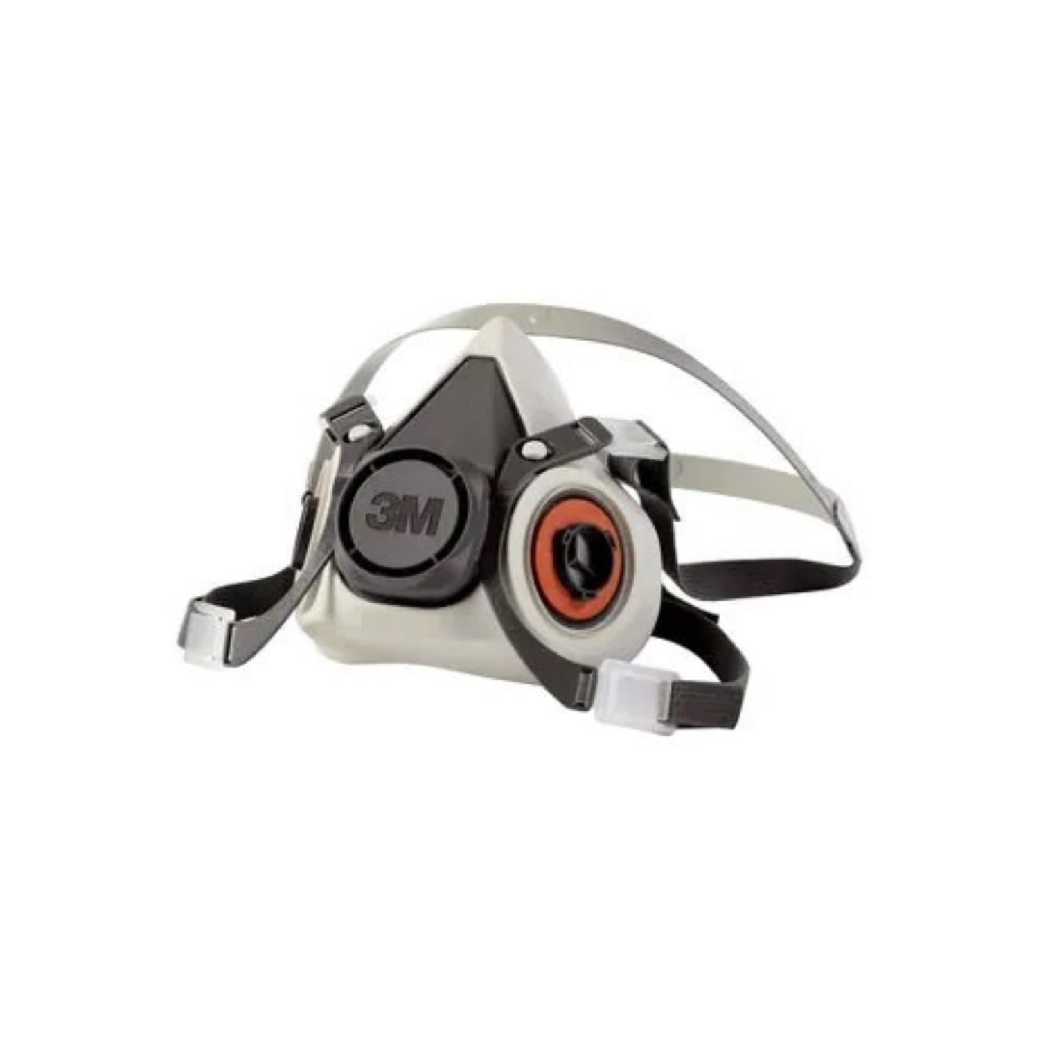 3M™ Half Facepiece Reusable Respirator 6100/07024(AAD) Small - Resist Gases, Vapors, Particulates, Adjustable Strap