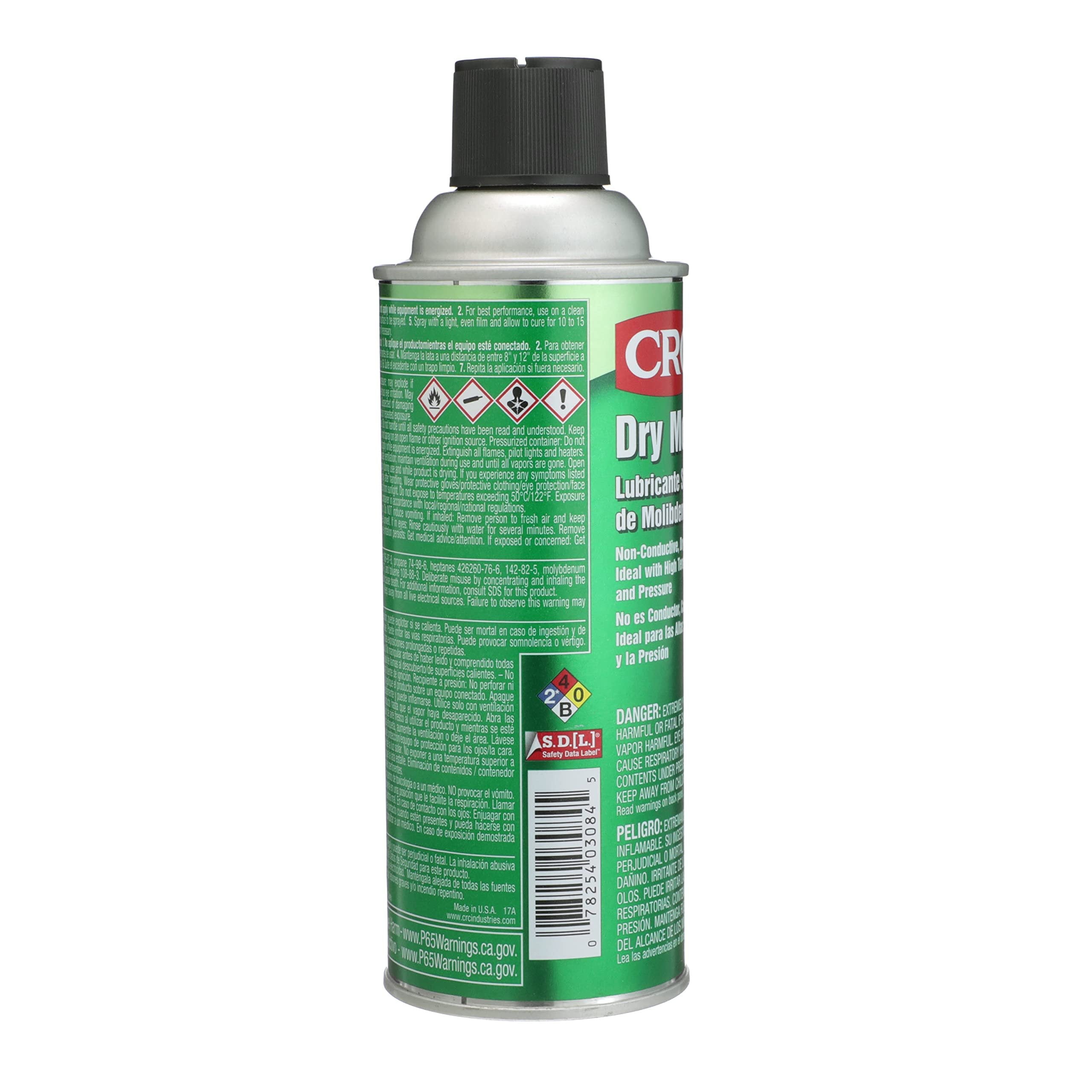 CRC 3084 Dry Moly Lube, (Net Weight: 11 oz.) Dark Gray, Original Version