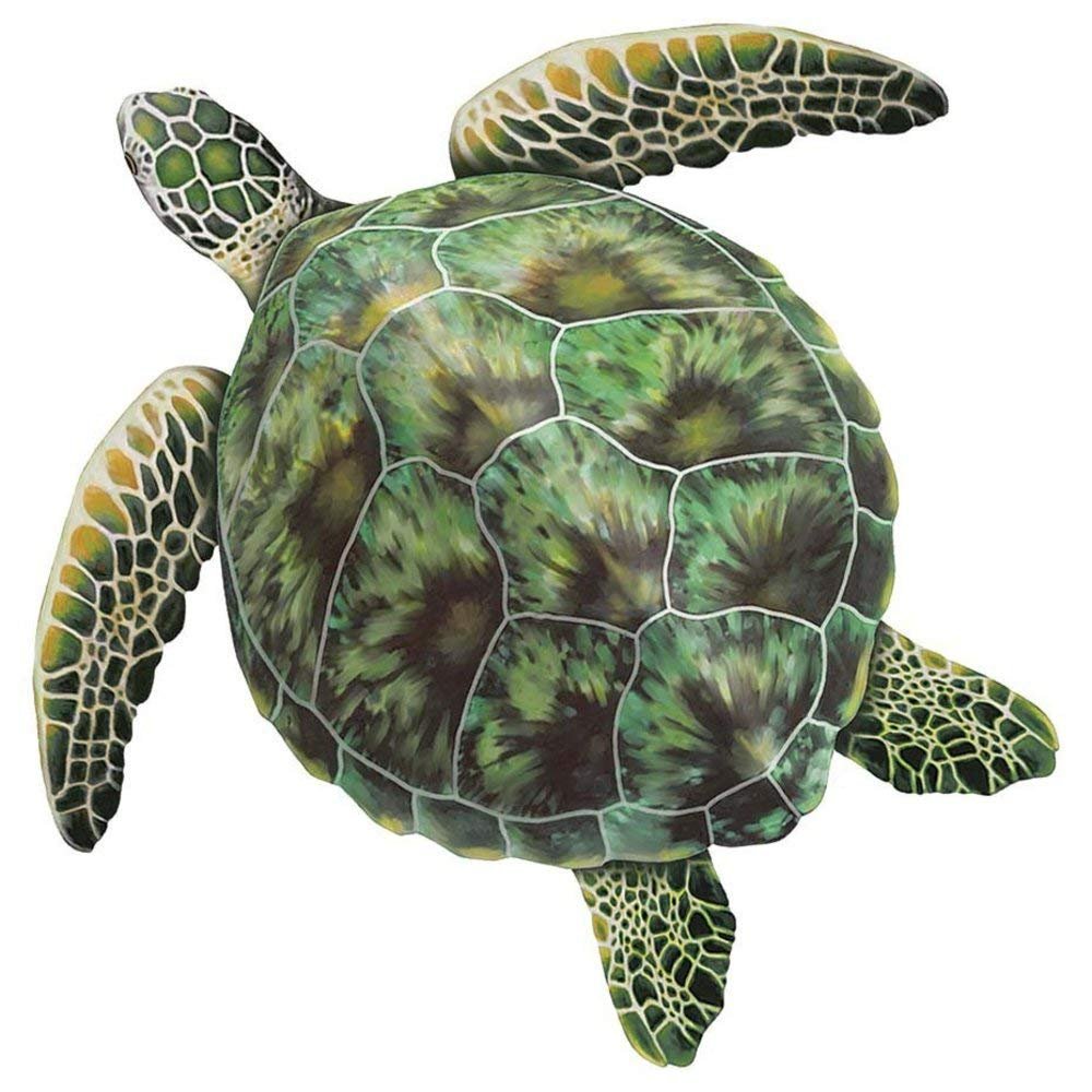 Sea Turtle Porcelain Swimming Pool Mosaic