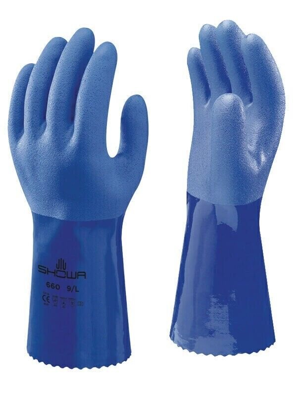 Showa Atlas 660 Fully Coated Triple-Dipped PVC Gloves