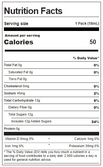 Sqwincher Fast Pack Liquid Concentrate Electrolyte Replacement Beverage Mix