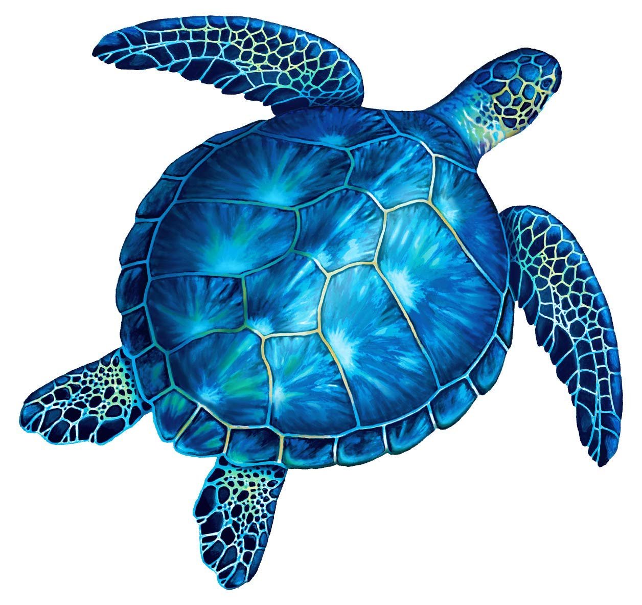 Sea Turtle Porcelain Swimming Pool Mosaic