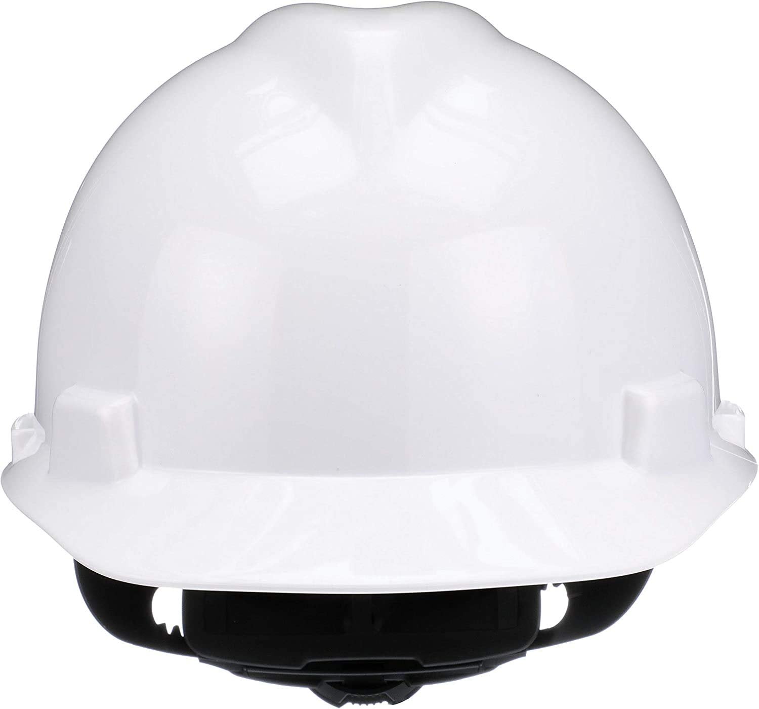 Polyethylene Shell, Superior Impact Protection, Self Adjusting Crown-Straps - Standard Size in White