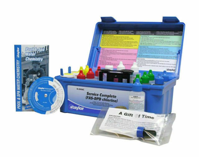 TAYLOR FAS-DPD Service Complete™ Test Kit for Chlorine/pH/Alkalinity/Hardness/CY