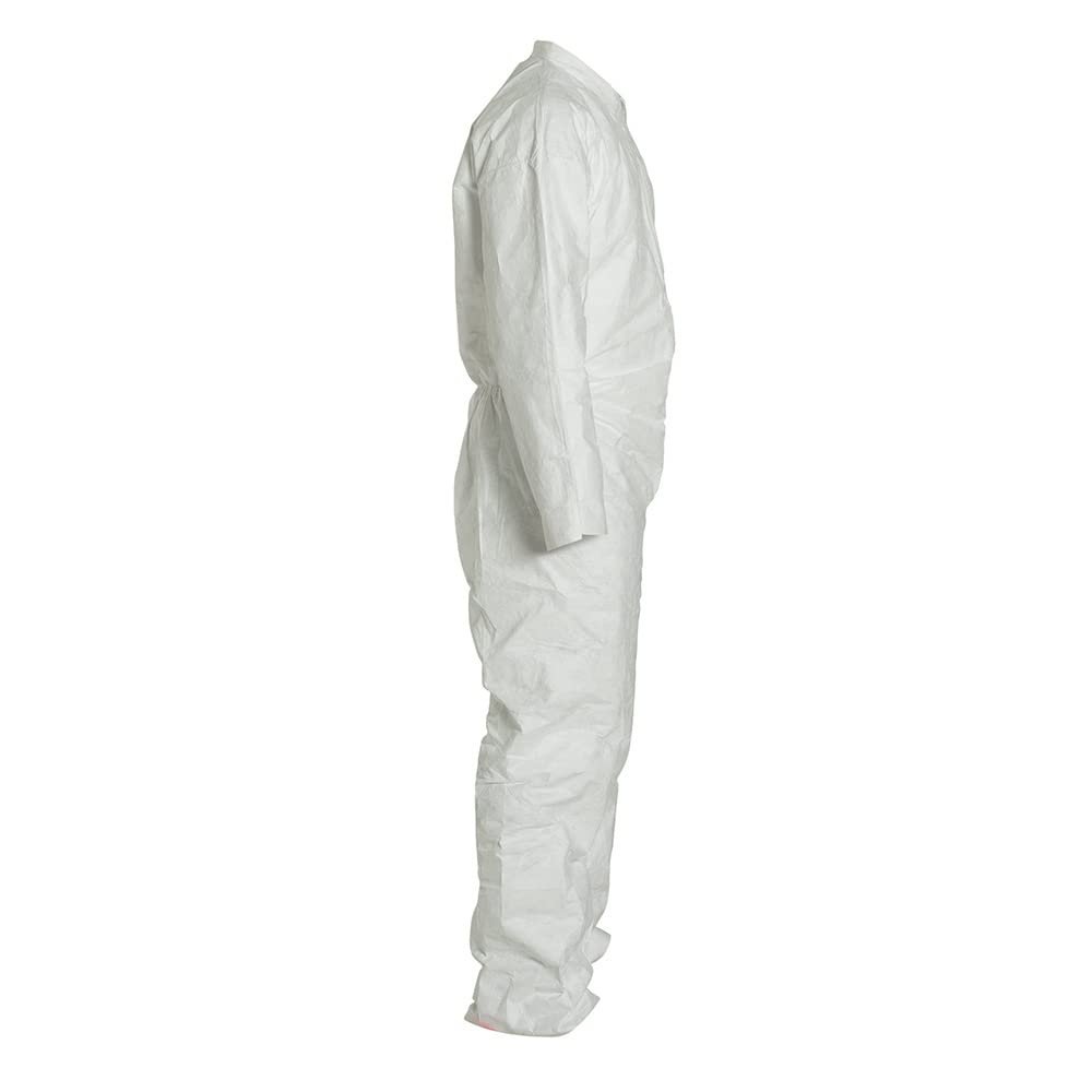 DuPont Tyvek 400 TY120S Disposable Protective Coverall, White, 2X-Large (Retail Pack of 1)