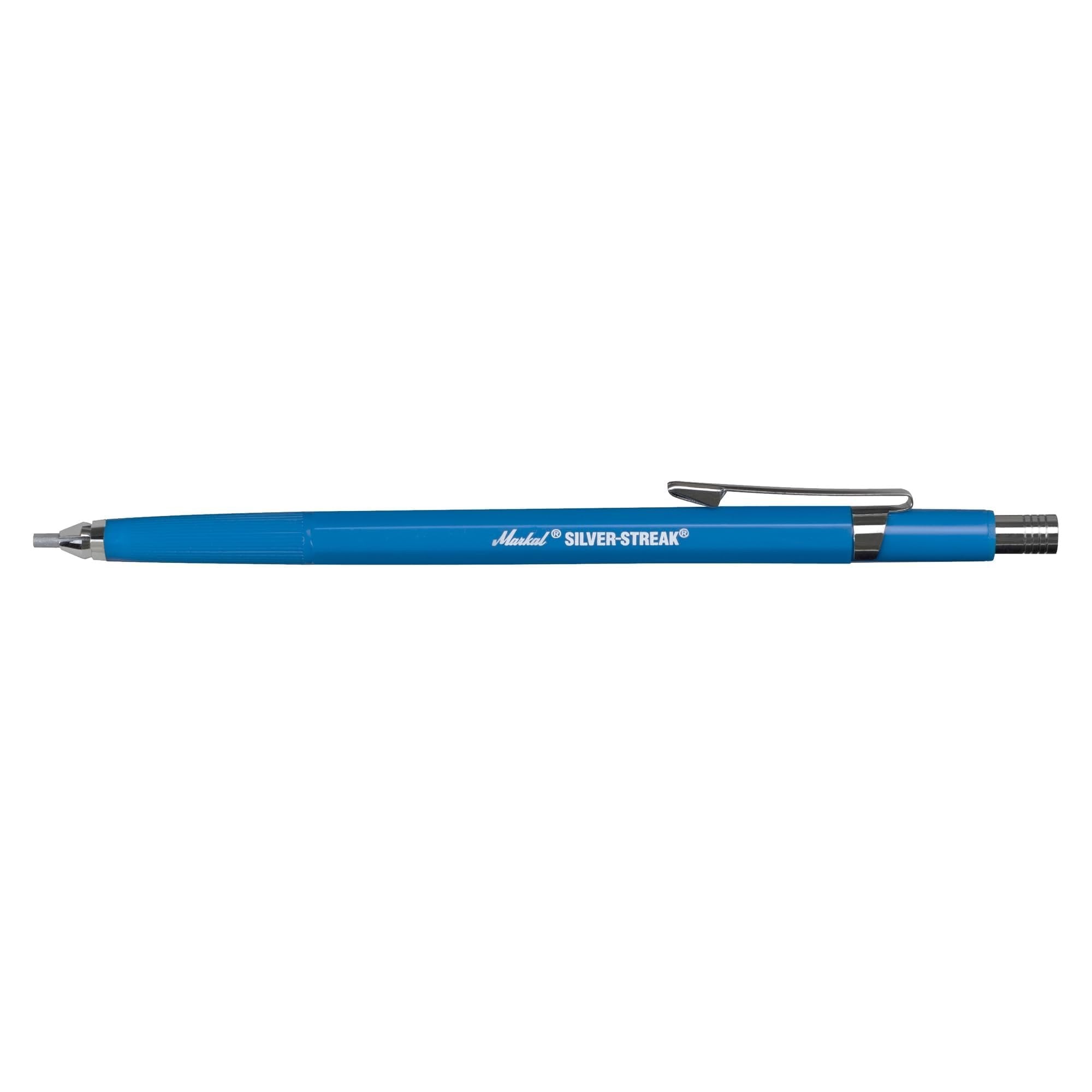 Markal 96006 Silver-Streak Metal Marker (1 Holder, 1 Refill) Round, Silver