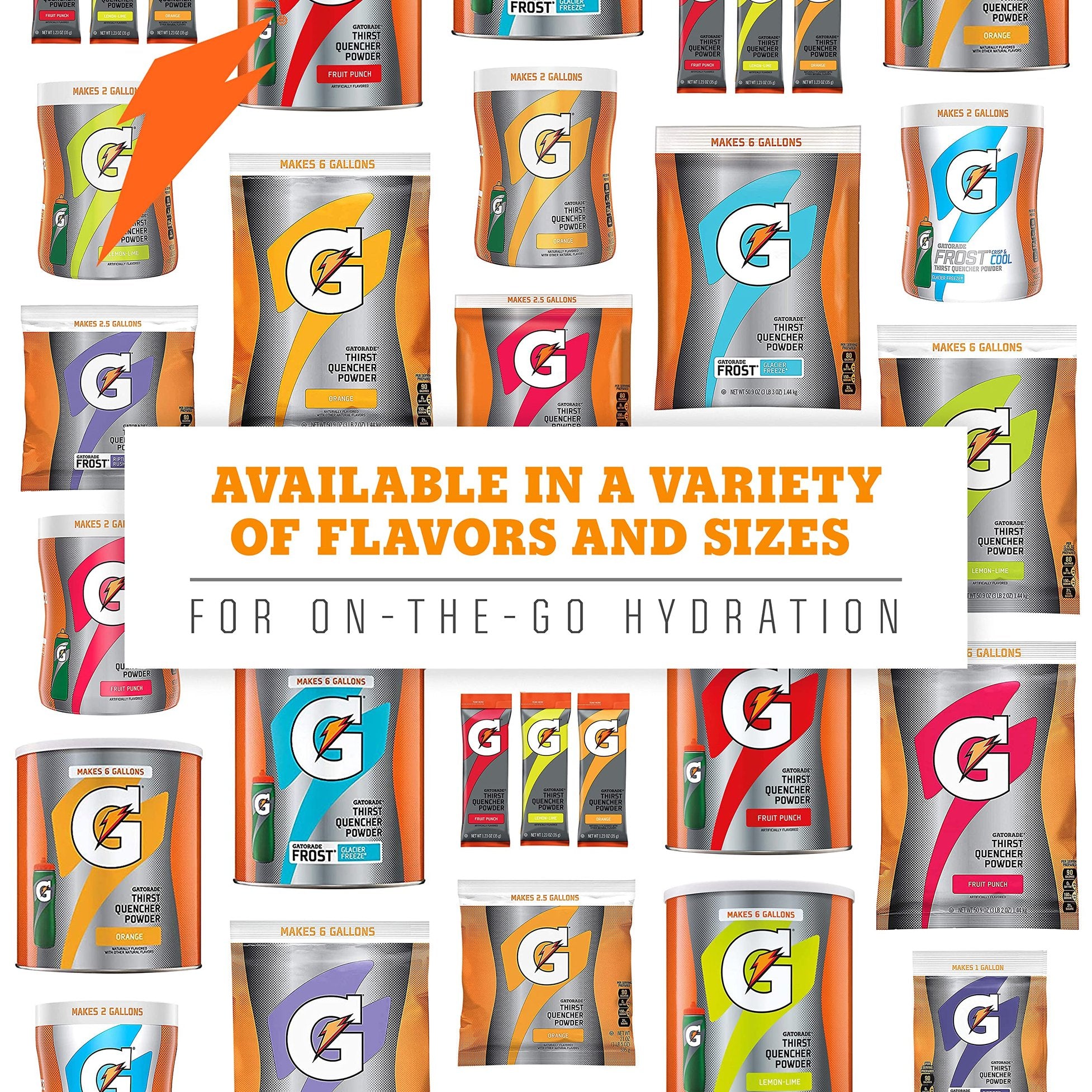 Gatorade Thirst Quencher Powder, Riptide Rush, 50.9 Ounce (Pack of 14 ...