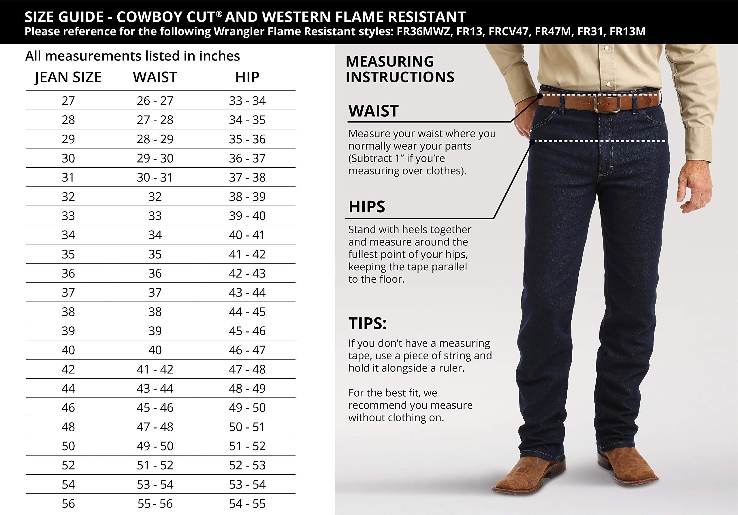 Wrangler Men's Flame Resistant Original Fit Jeans