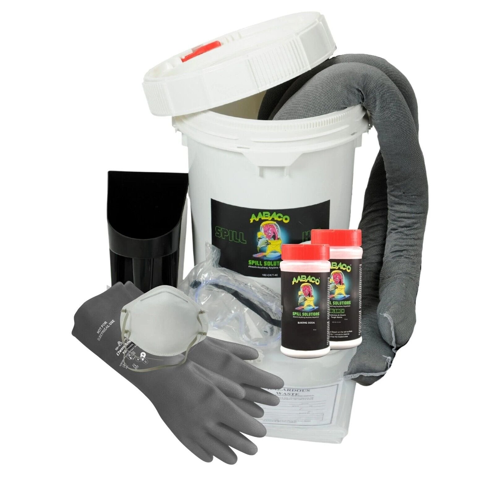 AABACO BATTERY ACID SPILL KIT IN BUCKET – 5 GALLON BUCKET