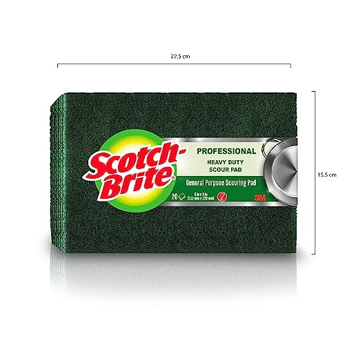 3M Medium Scotch-Brite Scour Pad [Set of 20]
