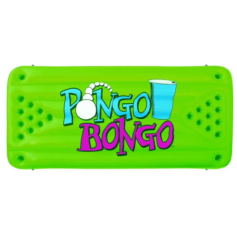 AIRHEAD PONGO BONGO Floating Beer Pong Table, 2 balls