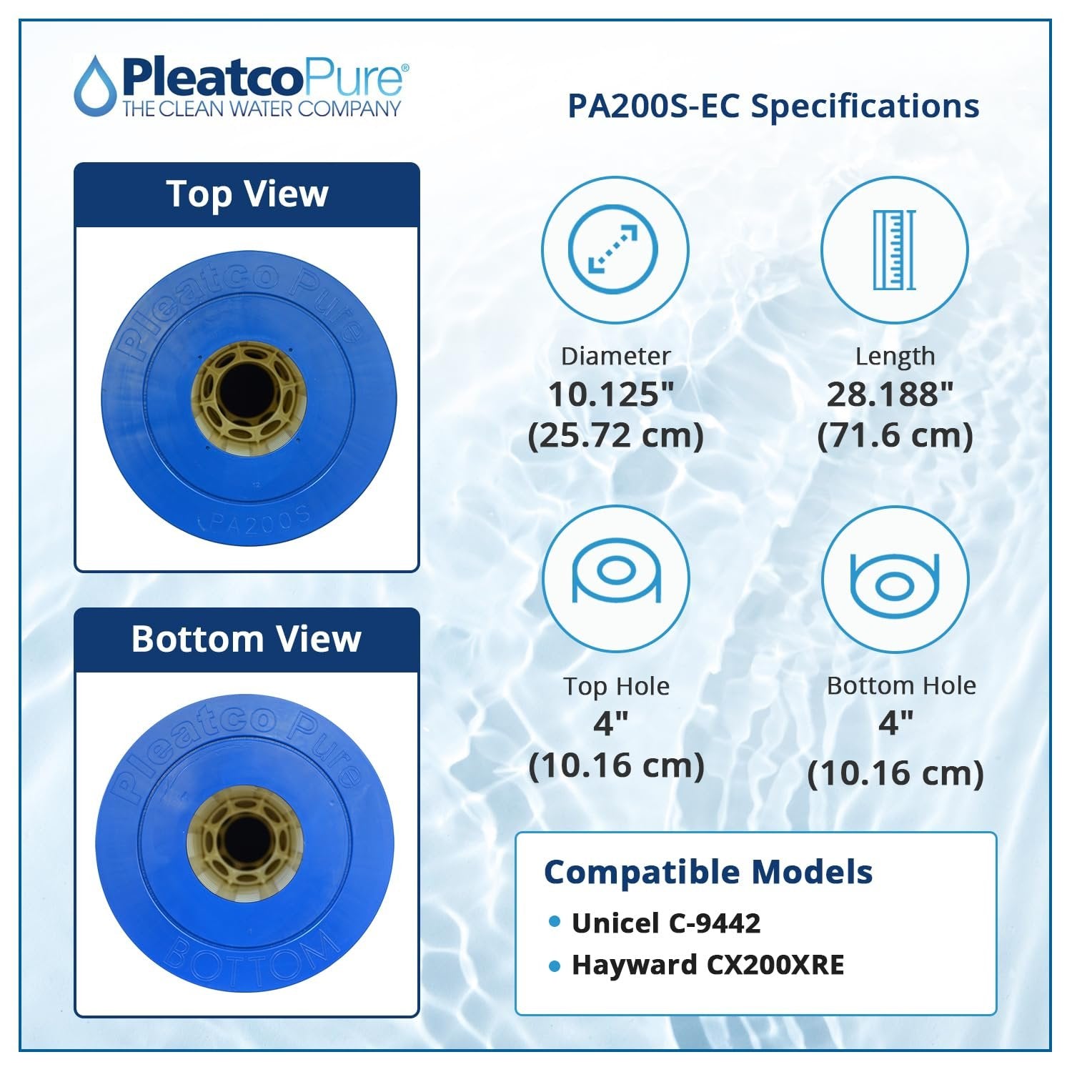 Pleatco PA200S-EC Pool Filte