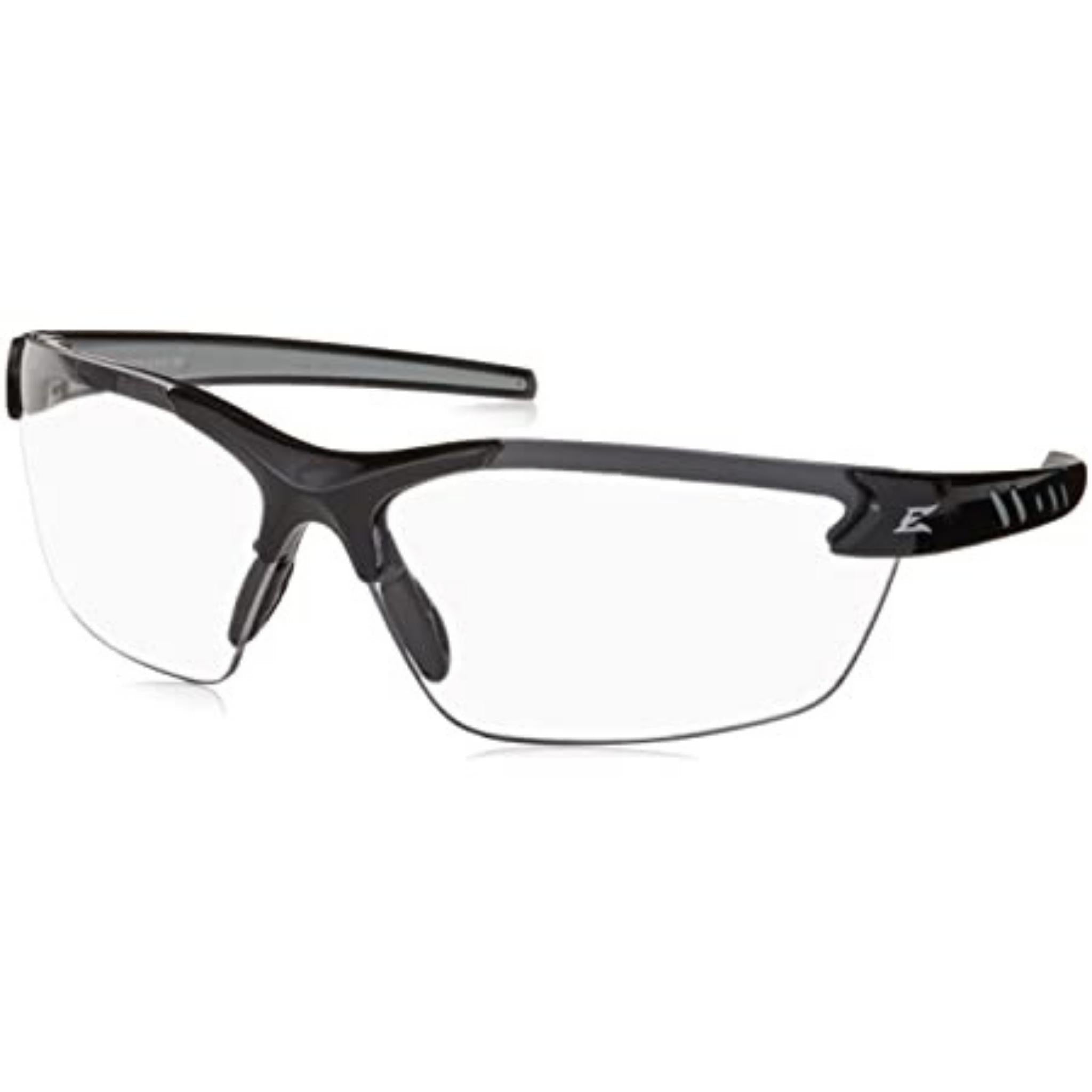 Edge SW111VS Dakura Safety Glasses - Black Frame - Clear Vapor Shield Anti-Fog Lens