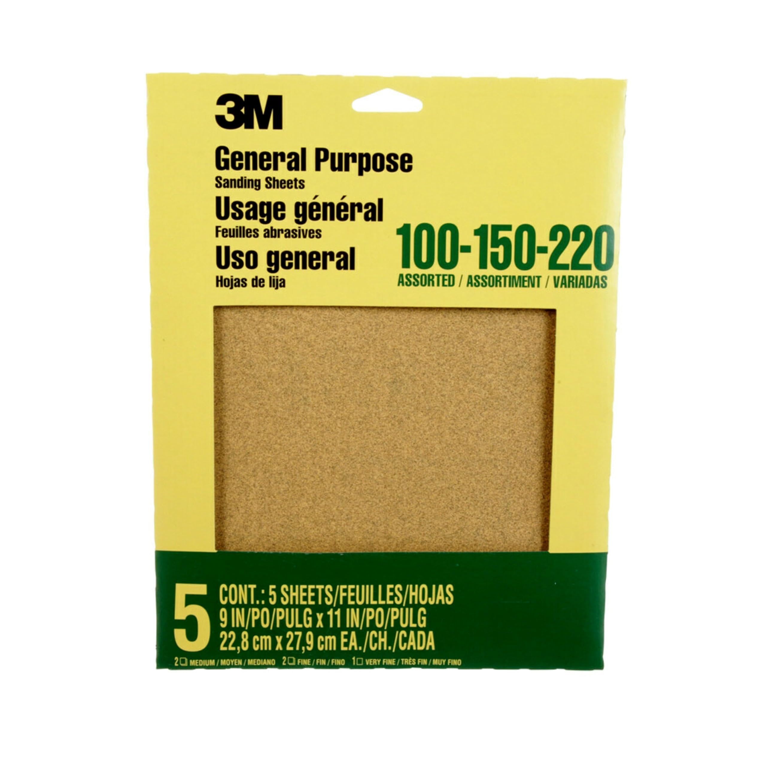3M General Purpose Aluminum Obyide Sandpaper