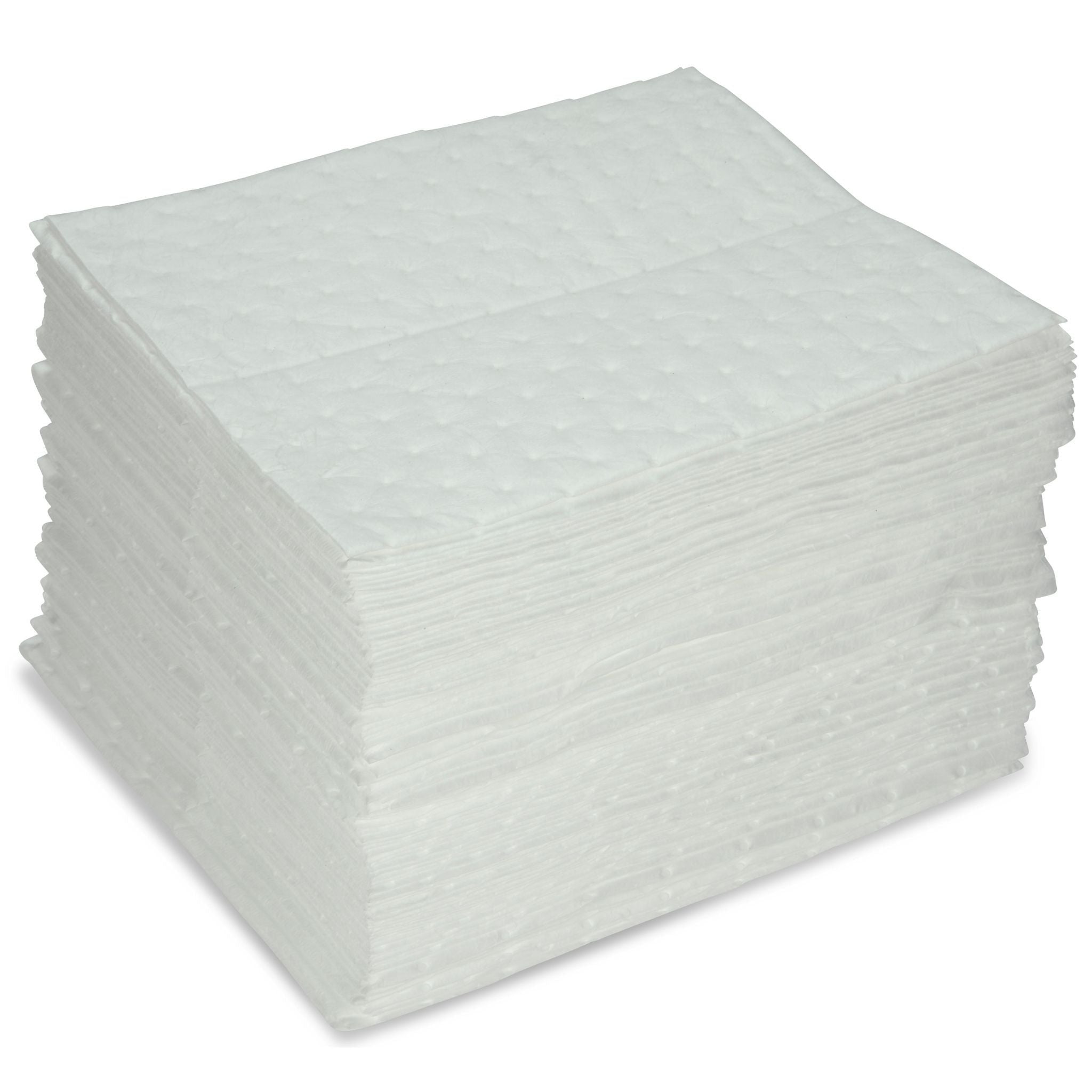 AABACO Oil ONLY White Absorbent Pads - Dimpled LIGHT Weight Pads – 15”x 18”