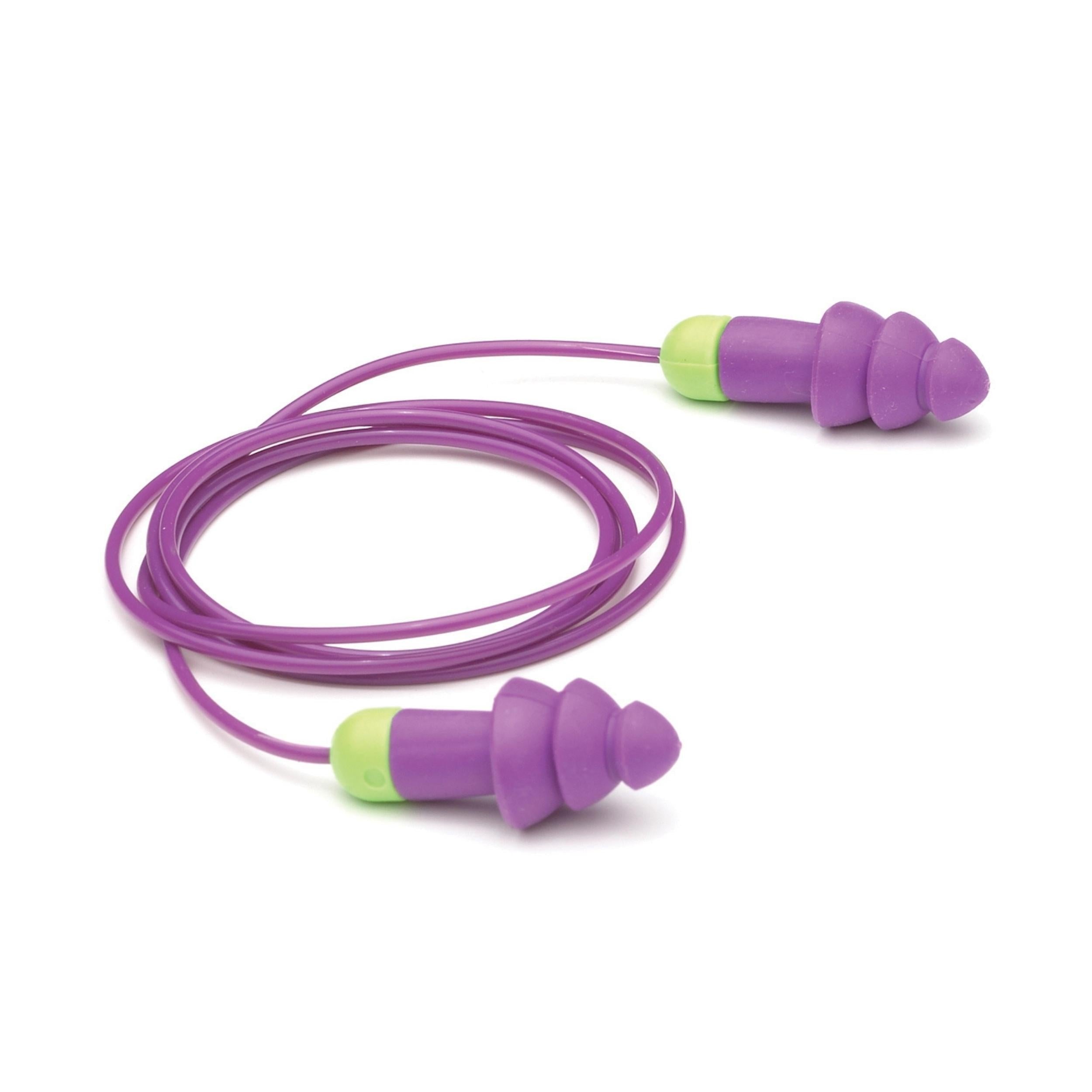 MOLDEX- 6405 Rockets Reusable Earplug, CORDED, Reusable pocket-Pak Storage