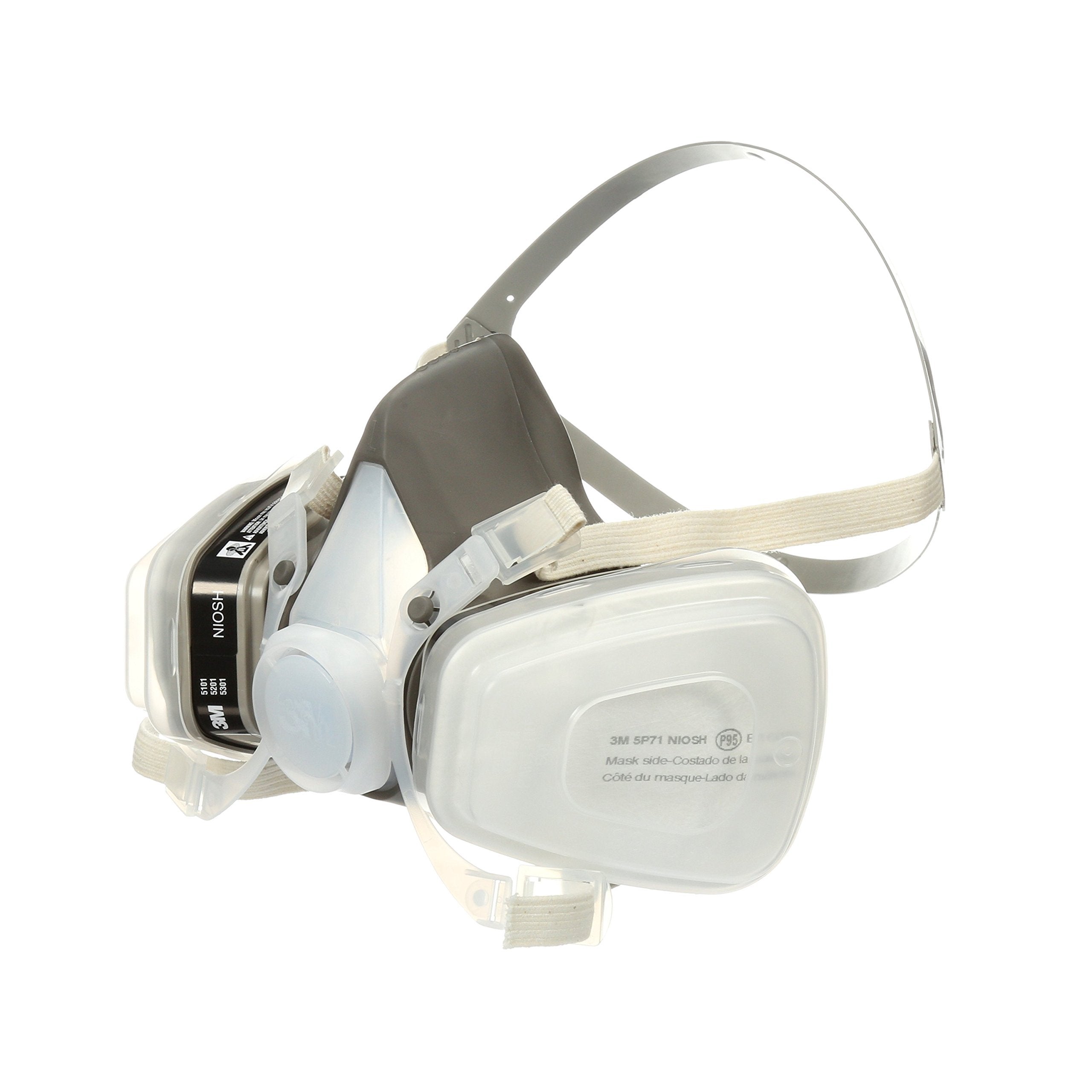 3M Half Facepiece Disposable Respirator Assembly 5201/21571, Respiratory Protection