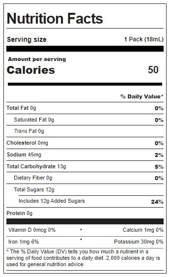 Sqwincher Fast Pack Liquid Concentrate Electrolyte Replacement Beverage Mix