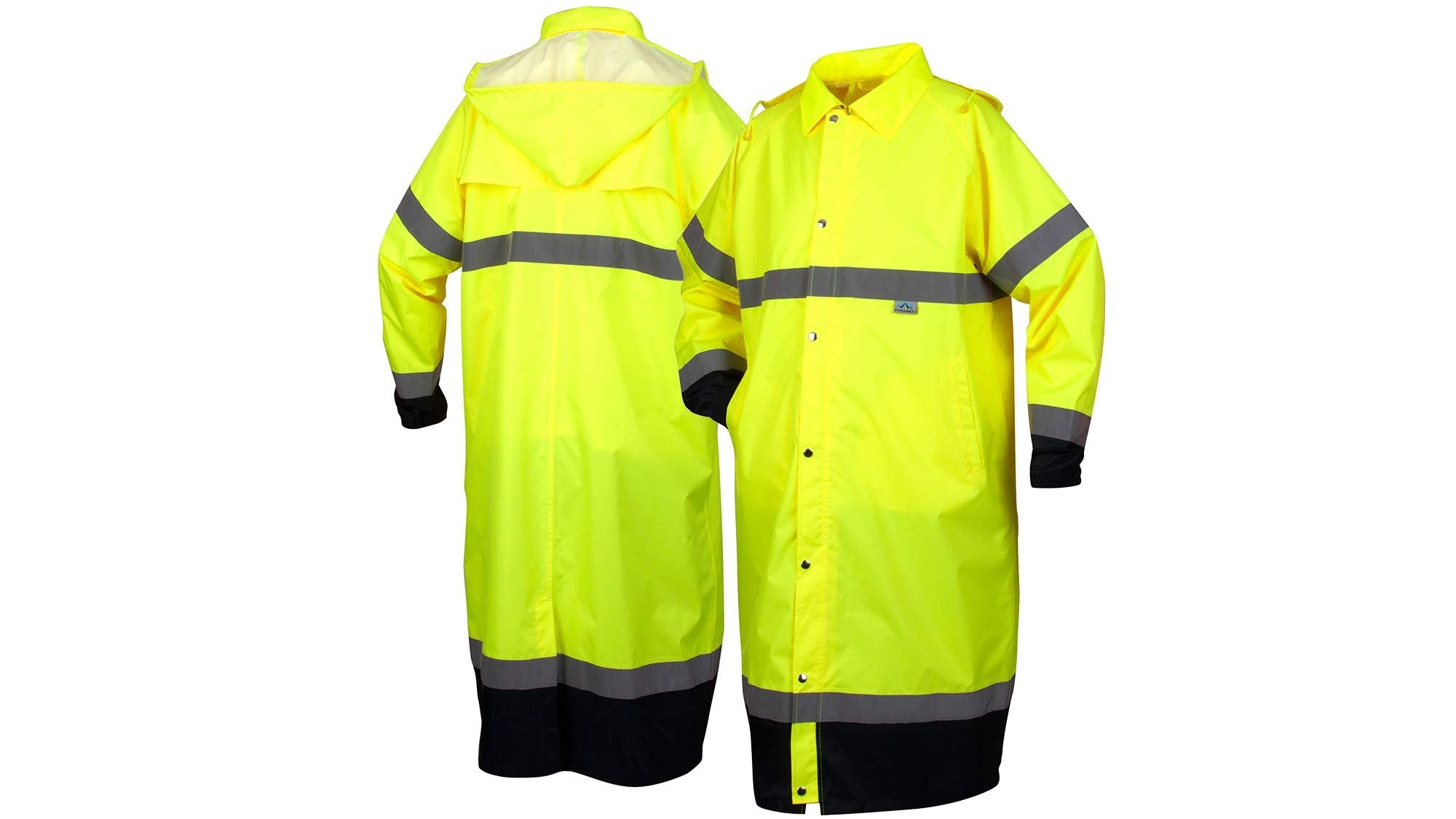 Pyramex Hi-Vis Rainwear Waterproof Rain Work Safety Raincoat