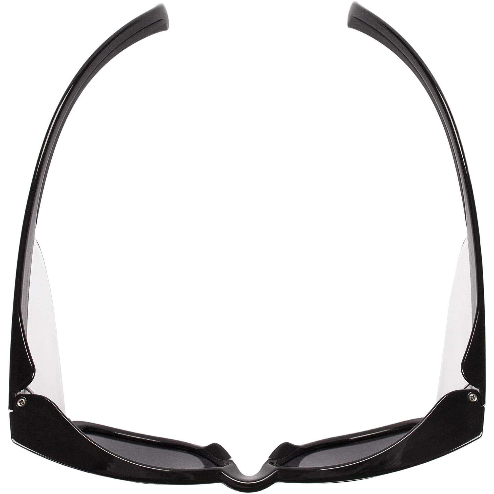 KleenGuard™ V30 Maverick Eye Protection (49311), with KleenVision™ Anti-Fog Coating, Smoke Lenses, Black Frame (Qty 1)