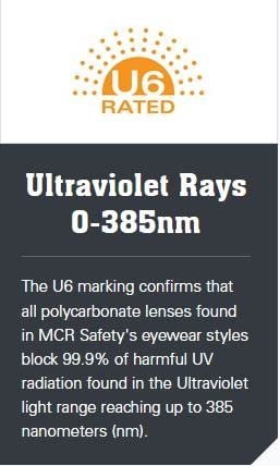 Crews Checklite Scratch-Resistant Safety Glasses, Clear Lens