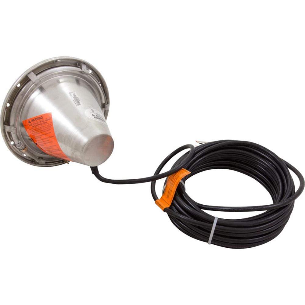 Pentair 78418100 Amerlite Underwater Incandescent Pool Light with Stainless Steel Face Ring, 12 Volt, 50 Foot Cord, 100 Watt