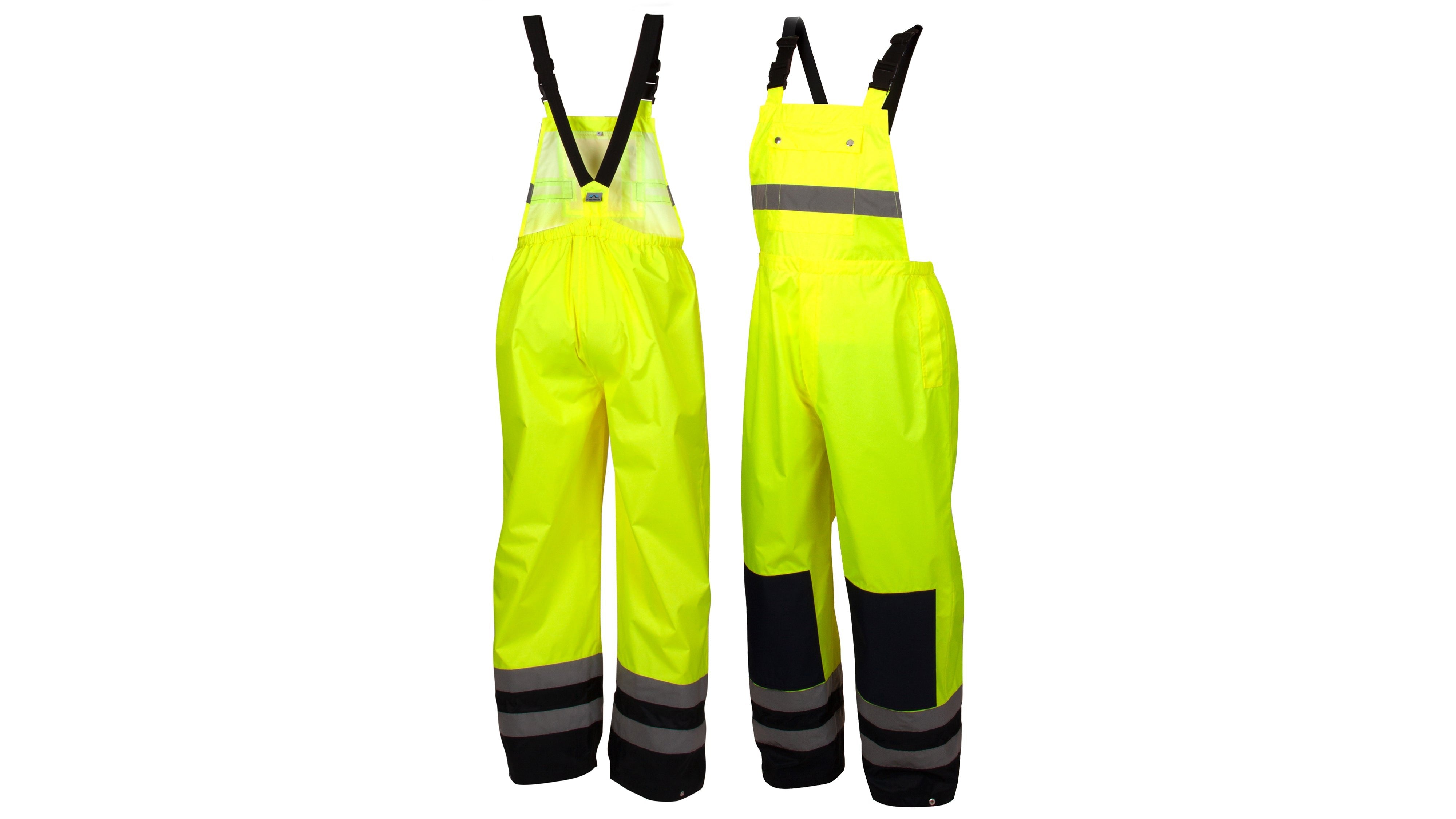 PYRAMEX RRWB3110 Premium Hi-vis Rainwear Bibs