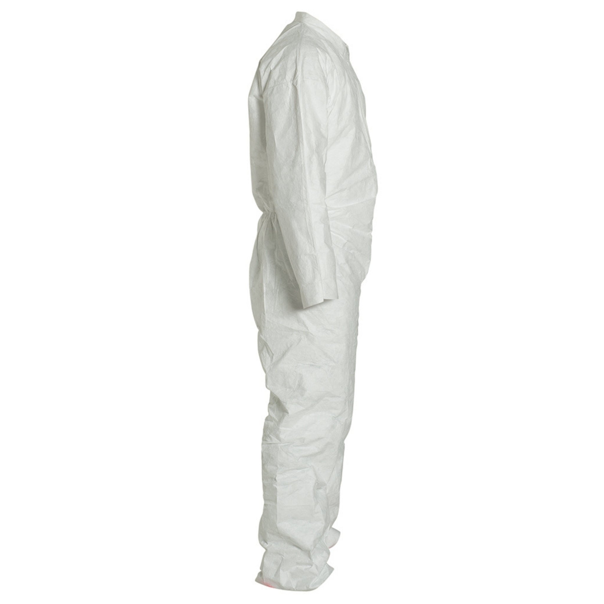 DuPont TY120S-1 Suit: Tyvek 400  Disposable Protective Coverall, White