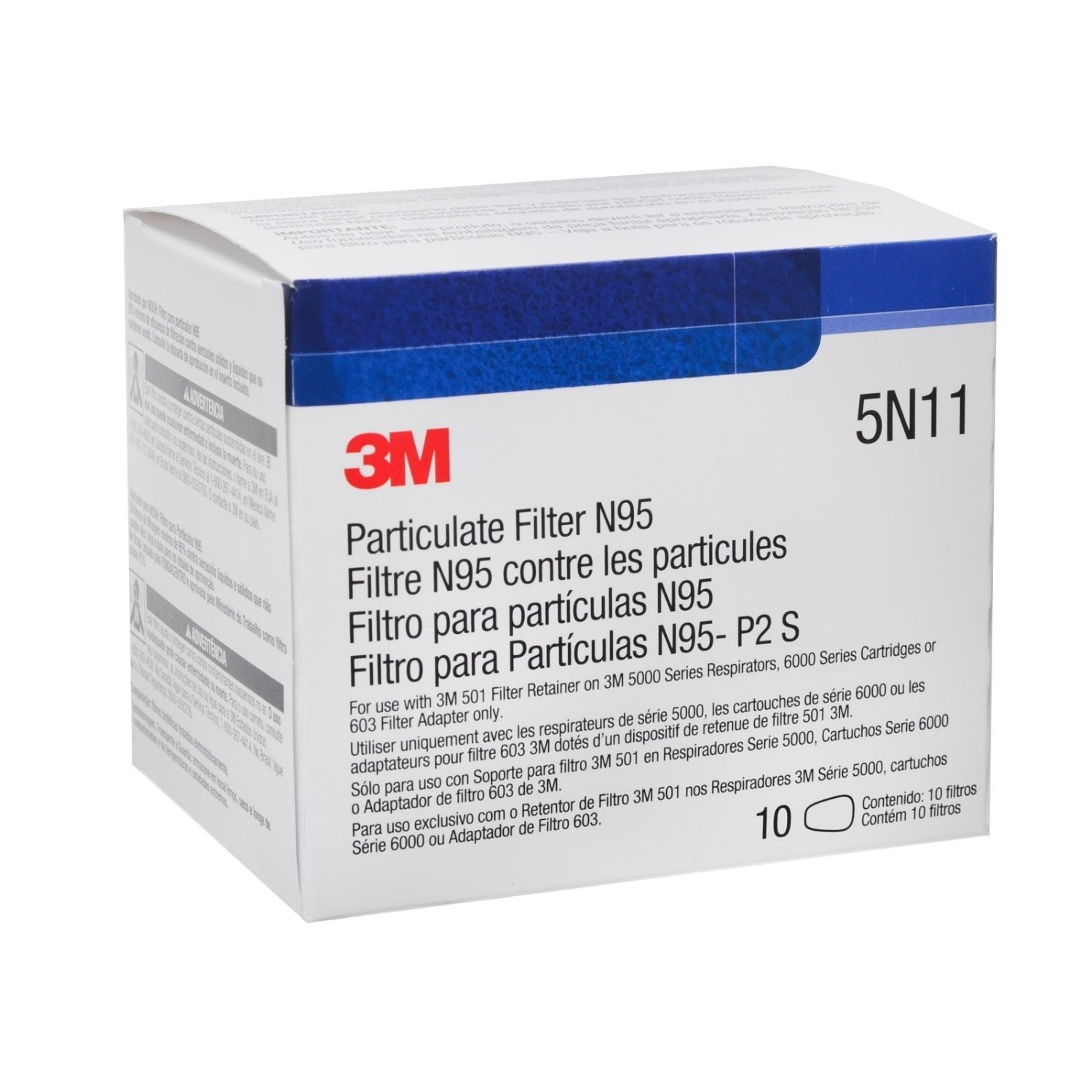 3M™ Particulate Filter 5N11, N95 100 - Non-Oil Based Particles