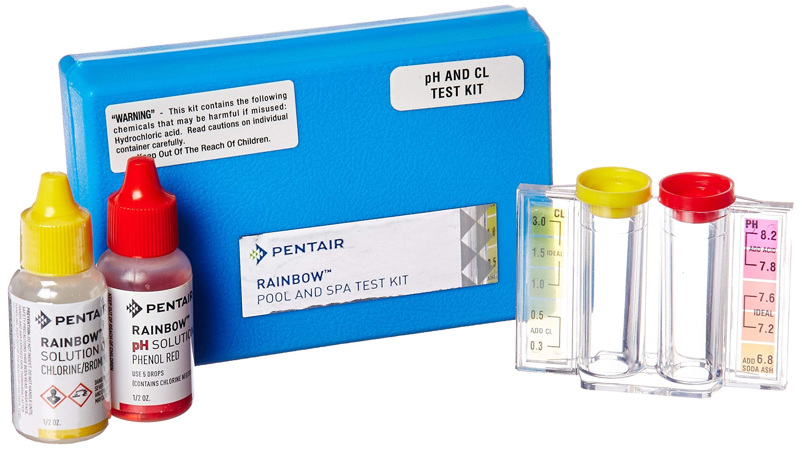 Pentair R151076 752 2 n 1 pH and Chlorine Test Kit