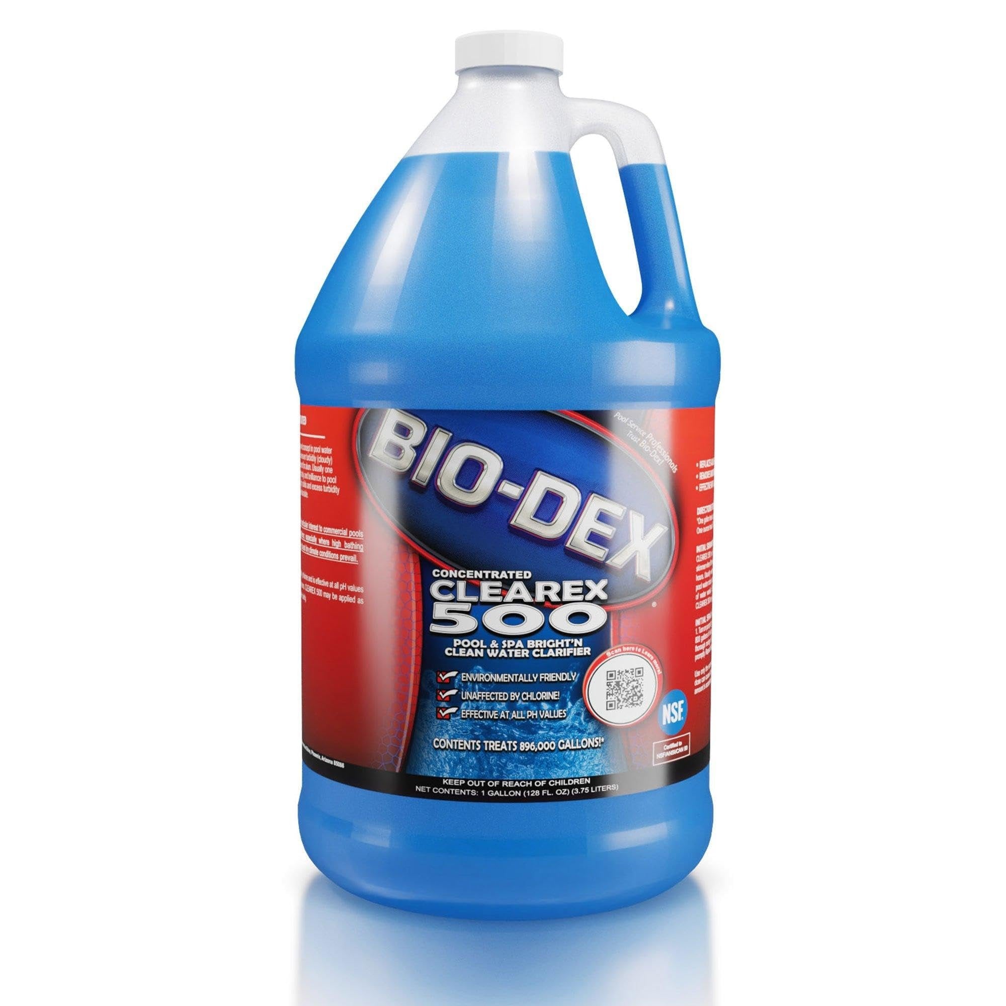 Bio-Dex Clearex 500 Pool and Spa Water Clarifier, 1 Gallon CX04